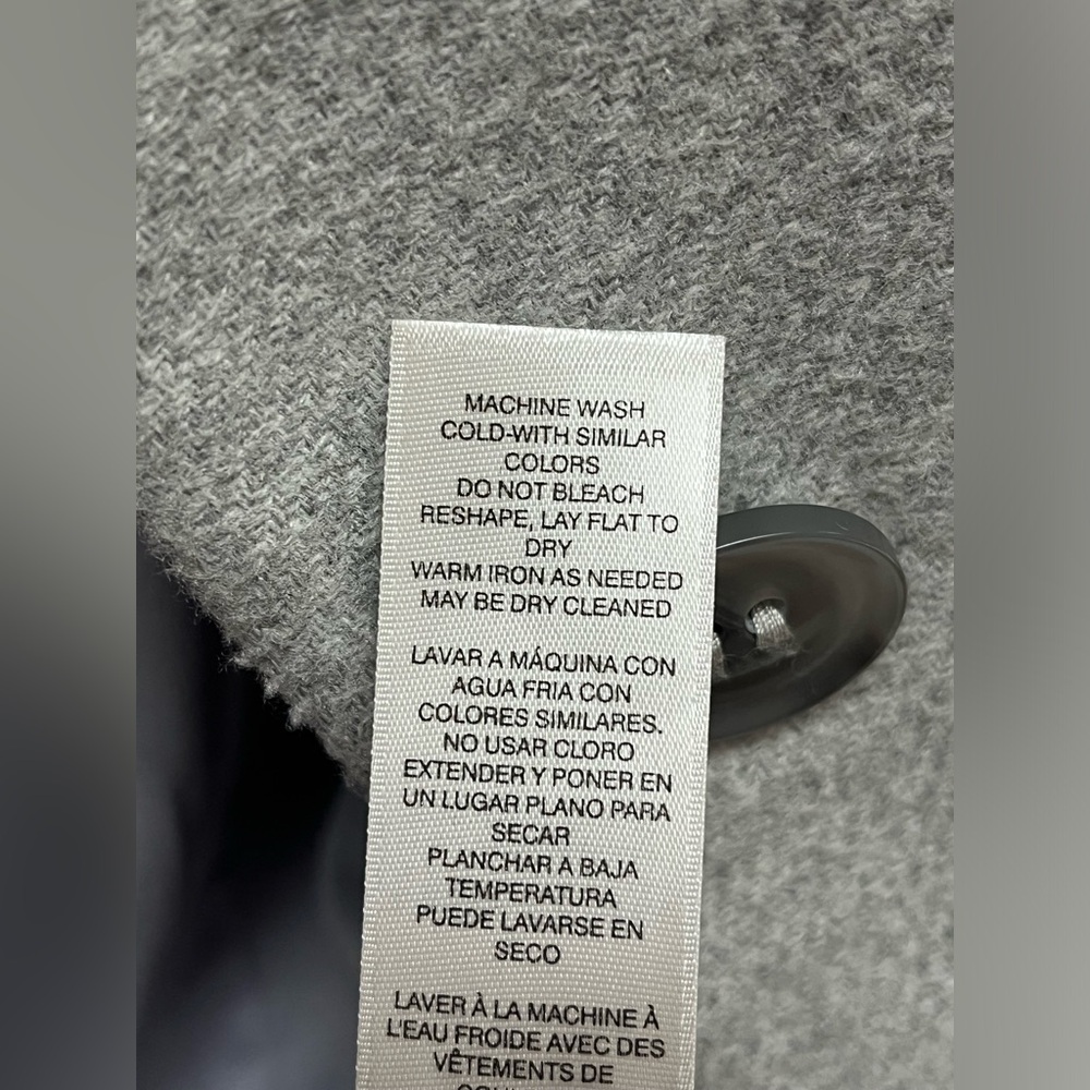 Whbm Warm & Cozy Long Button Down Single Breasted… - image 8